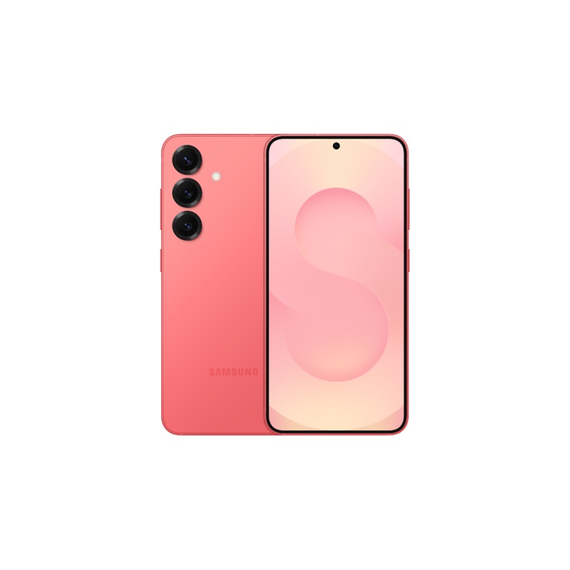 Samsung Galaxy S25 5G AI Smartphone (Coralred, 12GB RAM, 512GB Storage), 50MP Camera with Galaxy AI