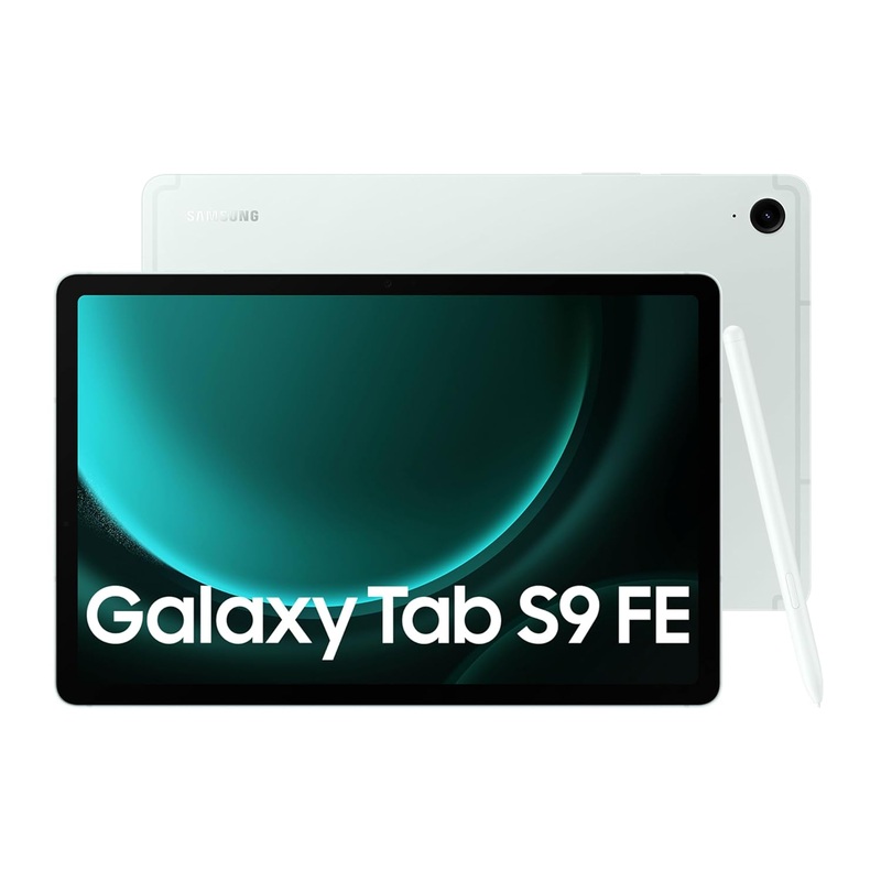 Samsung Galaxy Tab S9 FE 27.69 cm (10.9 inch) Display, RAM 8 GB, ROM 256 GB Expandable, S Pen in-Box, Wi-Fi, IP68 Tablet, Mint
